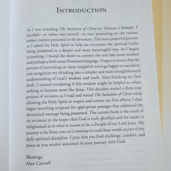 🌺3 for $10 Blessings: A Devotional Inspired by The Imitation of Christ  Carruth - Picture 10 of 10